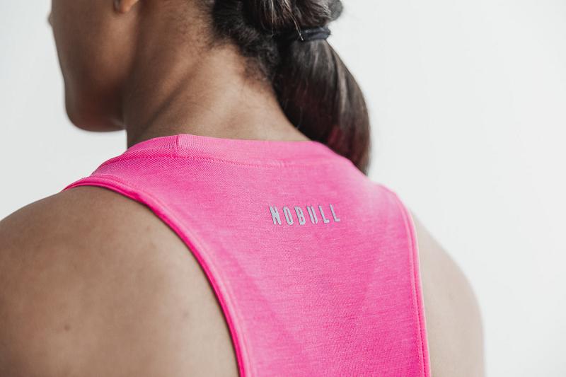 Pink Nobull WoWodapalooza High-Neck Tank Women's Tanks | CA P2250J